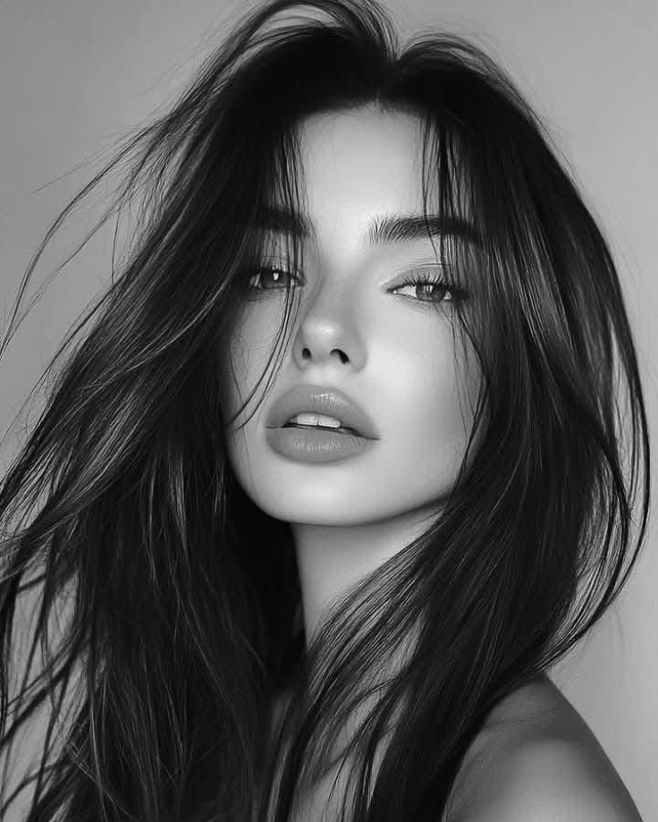 Woman with healthy, radiant skin and natural-looking features, representing confidence and modern aesthetic beauty.